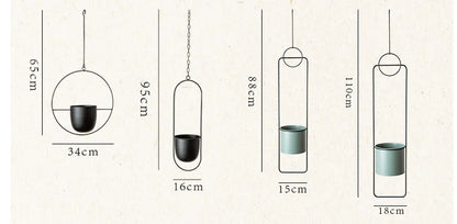 Iron Flower Pot for Indoor Plants.