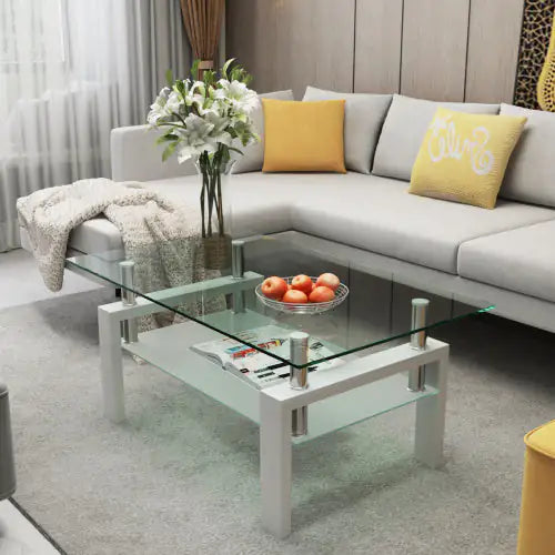 White Coffee Table.