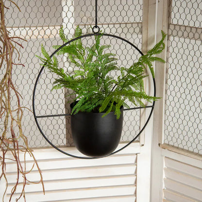 Iron Flower Pot for Indoor Plants.