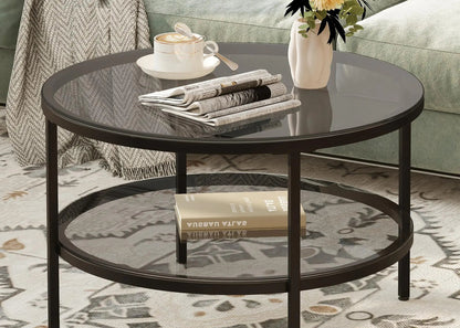 Round Glass Coffee Tables.