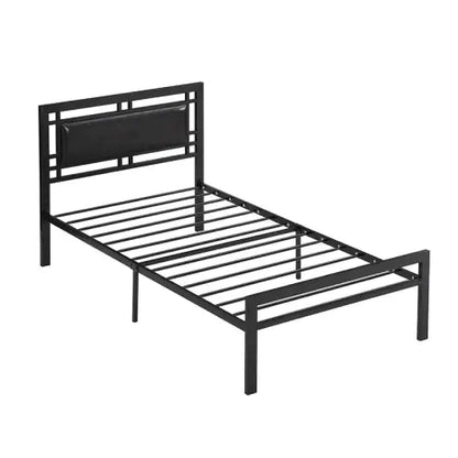 Twin Size Metal Bed Sturdy System Metal Bed Frame.
