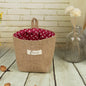 Cotton Linen Flower Pot Hanging Storage Bag.